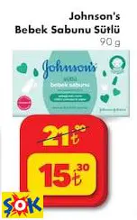 JOHNSON'S BEBEK SABUNU SÜTLÜ 90 G JOHNSON'S BEBEK SABUNU SÜTLÜ 90 G